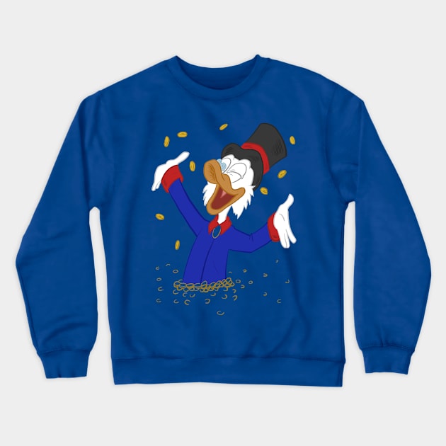 Scrooge McDuck Crewneck Sweatshirt by Black Snow Comics